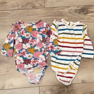 Ruffle Butts Floral and Striped Bodysuits